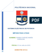 Escuela Politécnica Nacional: Sistemas Eléctricos de Potencia
