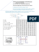 Electronics Questions on Combinational Circuits