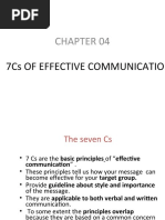 7Cs of Effective Communication | PDF | Information | Mind