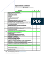 CHECK LIST RESID - PROF. Plan 2015