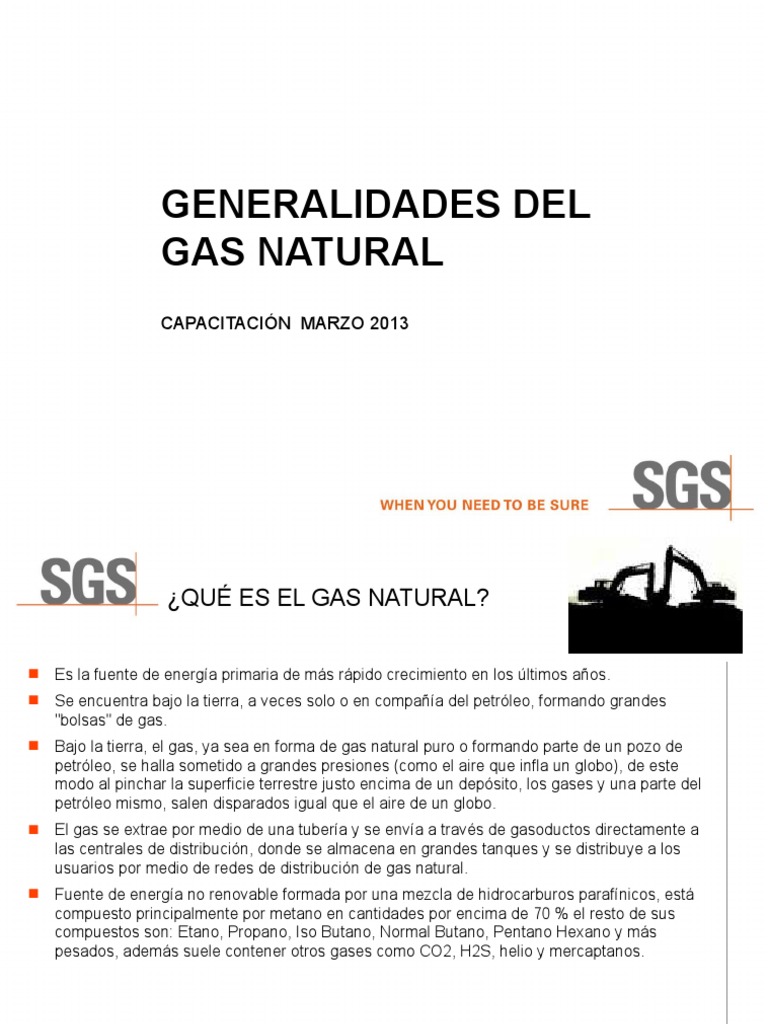 Generalidades Del Gas Natural | PDF | Gas natural | Depósito de petróleo