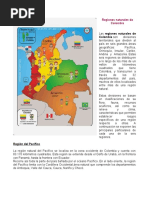 Mapa Regiones Naturales de Colombia | PDF | Colombia | Andes