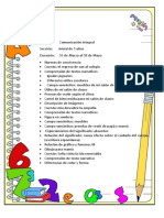 Calendarizacion - Comunicacion