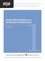 Young Children Develop in An Environment of Relationships