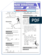 Ejercicios de Radicación para Cuarto de Secundaria