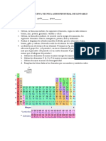 Evaluación de Química