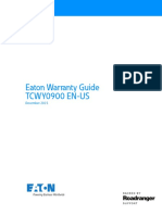 Eaton Warranty Guide TCWY0900 EN-US
