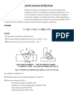 Calculo de Consumo de Electrodo