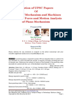 3 - Dynamics Force and Motion Analysis of Plane Mechanism