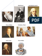 Charles Darwin Alfred Russel Juan Bautista Lamarck