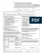 AlternatePlacementClearanceForm