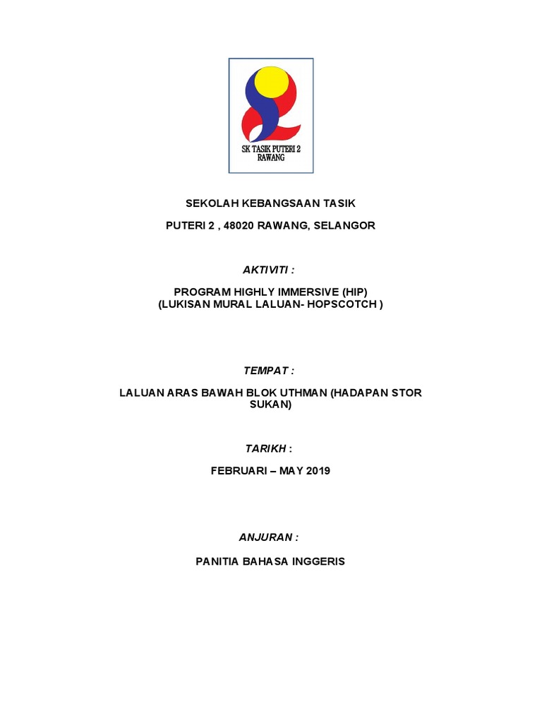 Kertas Kerja Laluan Hip Pdf