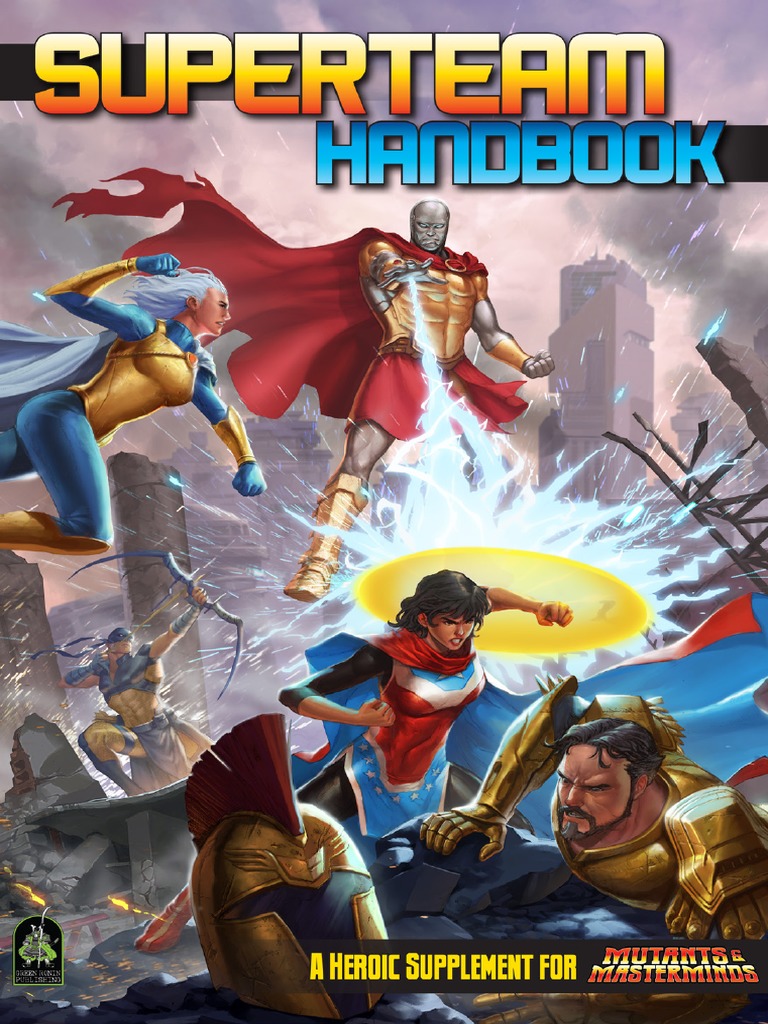 Superteam Handbook PDF PDF Superheroes Marvel Comics
