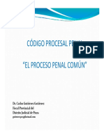 Código Procesal Penal El Proceso Penal Común PDF