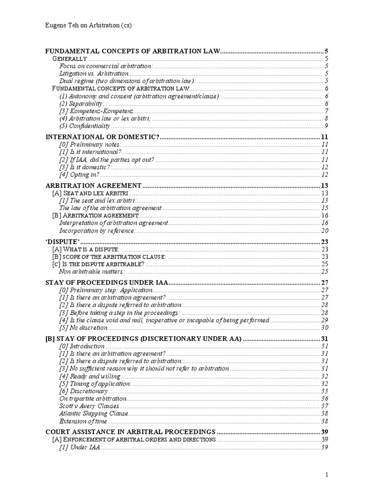 Arbitration | PDF | Arbitral Tribunal | Arbitration