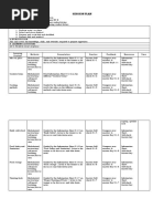 Session Plan Cookery Seafood