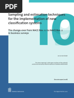 Sampling and Estimation Techniques For The Implementation of New Classification Systems