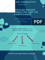 Molecular Weight Determination and Its Significance