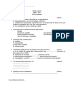 Stiinte I - T1 - Procese Naturale NOU