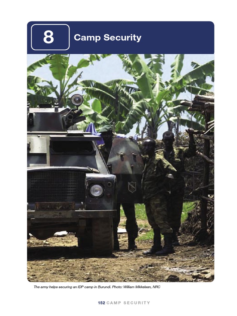 Camp Security Guidelines | PDF | Internally Displaced Person | Refugee