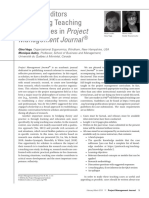 Management Journal: From The Editors Introducing Teaching Case Studies in Project