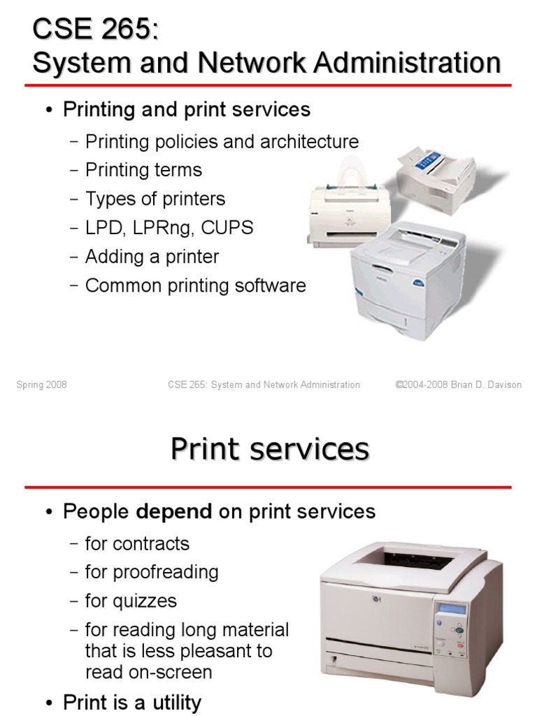 04 Printing | PDF | System Software | Computer Architecture