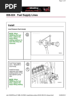 Fuel Supply Lines PDF