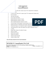 Energy Audit Instruments