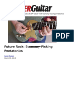 Future Rock - Economy-Picking Pentatonics - Premier Guitar PDF
