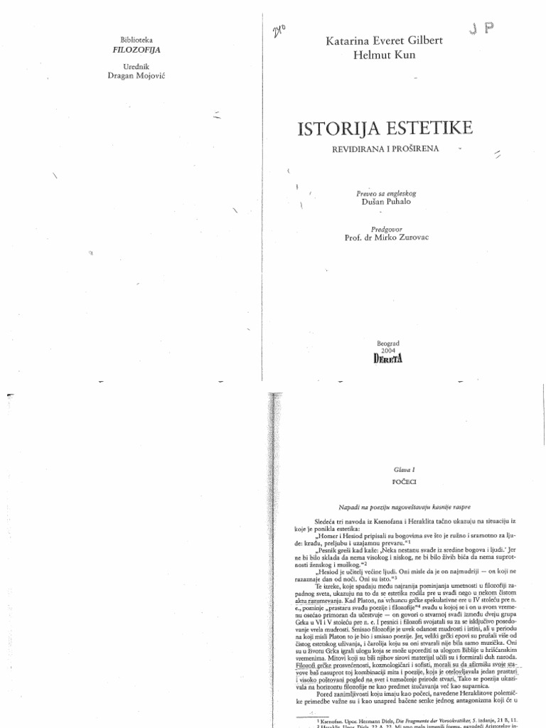 Istorija Estetike