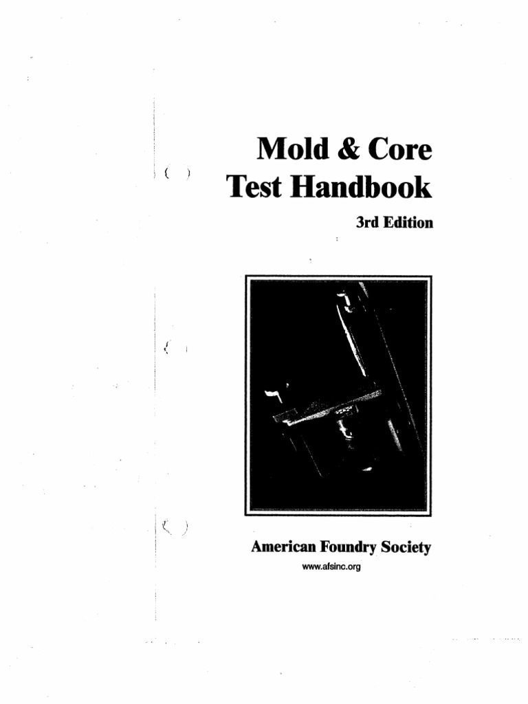 Mold&Core Test Handbook 3rd Edition PDF Density Ester