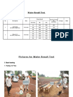 Water Result Test.