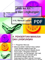 Manusia Dan Lingkungan