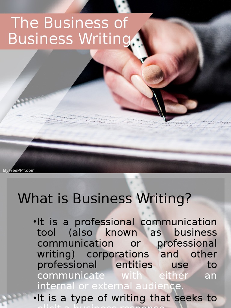 The Business of Business Writing PDF Memorandum Communication