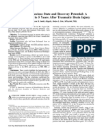 The Minimally Conscious State and Recovery Potential: A Follow-Up Study 2 To 5 Years After Traumatic Brain Injury