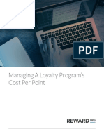 Managing A Loyalty Program's Cost Per Point