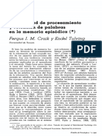 Dialnet ProfundidadDeProcesamientoYRetencionDeLasPalabrasE 65803 PDF