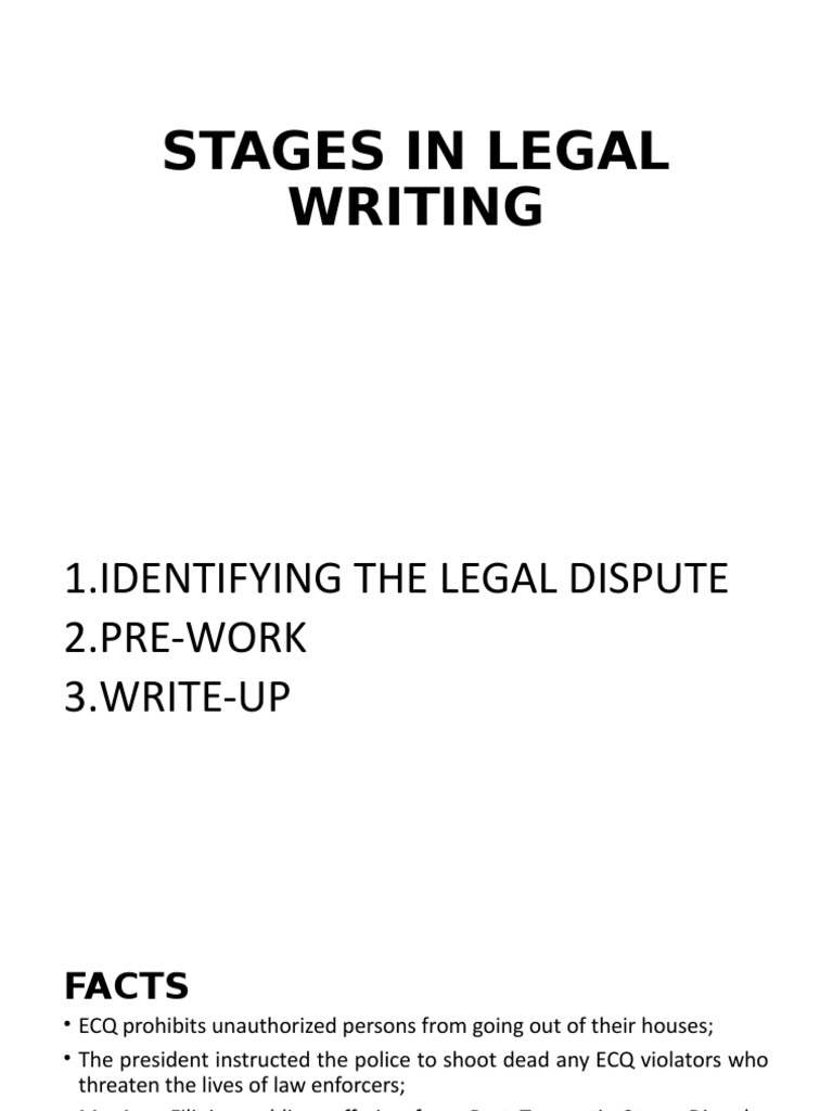 Stages in Legal Writing | PDF | Evidence | Posttraumatic Stress Disorder