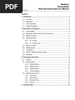 Motstart Three-Phase Start-Up Supervision For Motors: 1Mrs752307-Mum