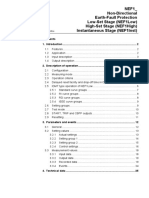 NEF1 - Non-Directional Earth-Fault Protection Low-Set Stage (NEF1Low) High-Set Stage (NEF1High) Instantaneous Stage (NEF1Inst)