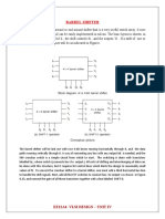 Barrel Shifter: Ee12A4-Vlsi Design - Unit Iv