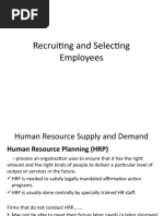 Chapter 5 - HRM - Recruiting and Selecting Employees