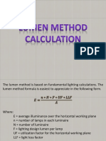 Lumen Method Calculation