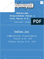 Topik 19 - Achmad Rayhan - 1706985640 - Mekanisme Perpindahan Panas & Cara Kerja H.E. S&T