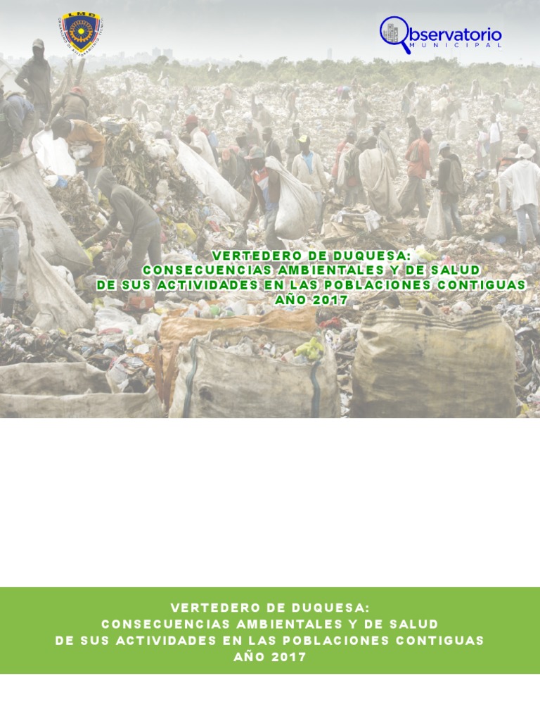Impacto del Vertedero de Duquesa 2017 | PDF | Vertedero | Residuos