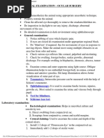 Clinical Examination Eye