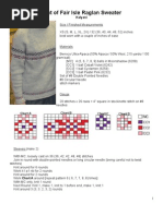Download Hint of Fair Isle Raglan Sweater Pattern by kalyani424 SN46170436 doc pdf