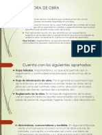 Bitacora de Obra PDF