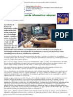 (Revista PNP) O Futuro Dos Técnicos de Informática - Adaptar-Se Ou Desaparecer