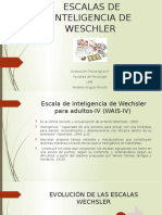 Diapositivas de Clase - ESCALAS DE INTELIGENCIA DE WESCHLER